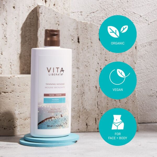 Tinted Tanning Mousse Medium 200ml - Image 6